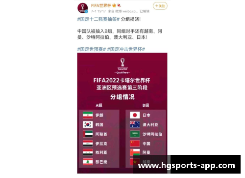 18强赛抽签回顾：国足经典分组与当年战绩的反思